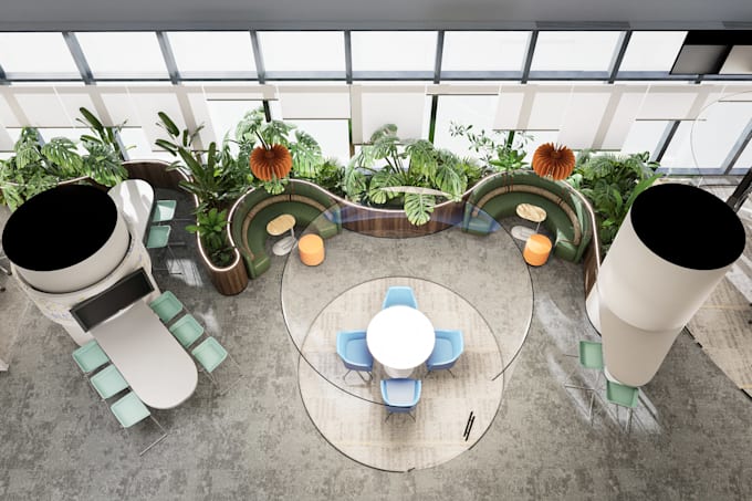 design and render retail store, restaurants, shops or cafe