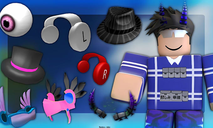 Design high quality 3d roblox ugc accessories wearable clothing ugc ...
