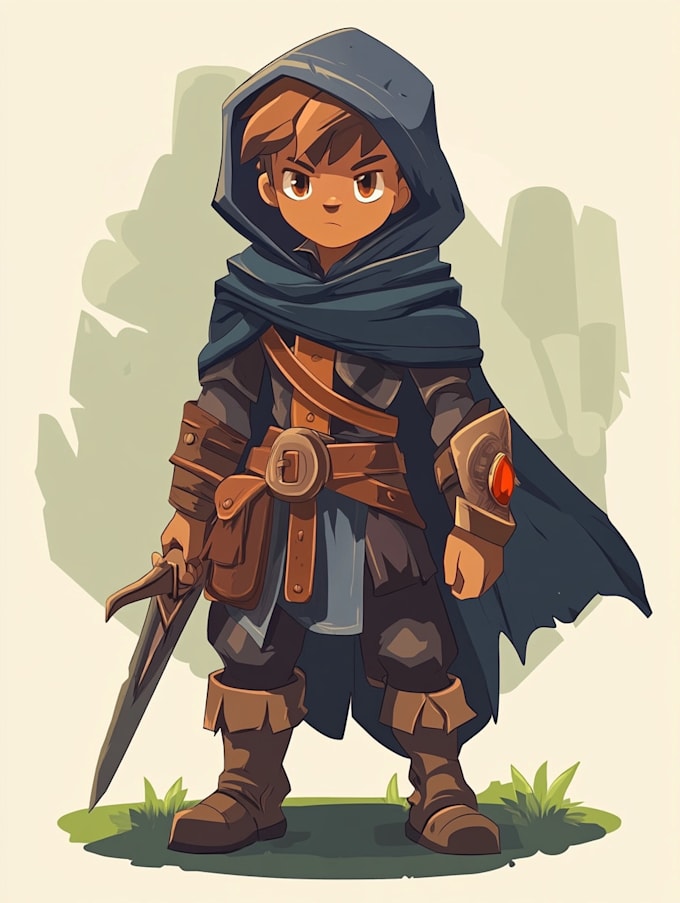 draw 2d game character or 2d game character