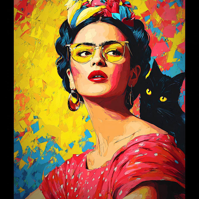 create graffiti pop art canvas designs and murals