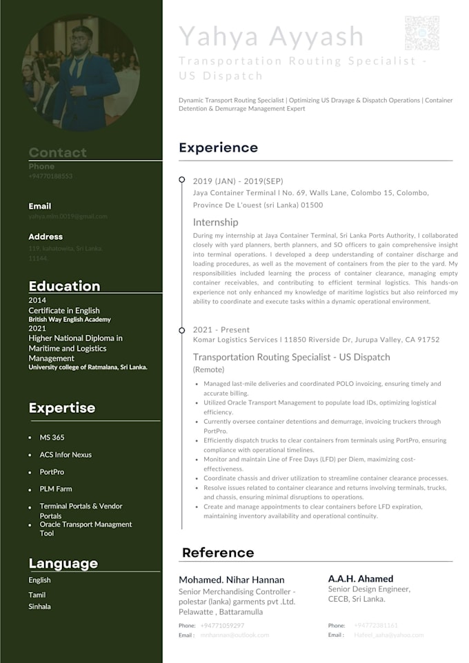 revamp your resume, CV, or linkedin profile professionally