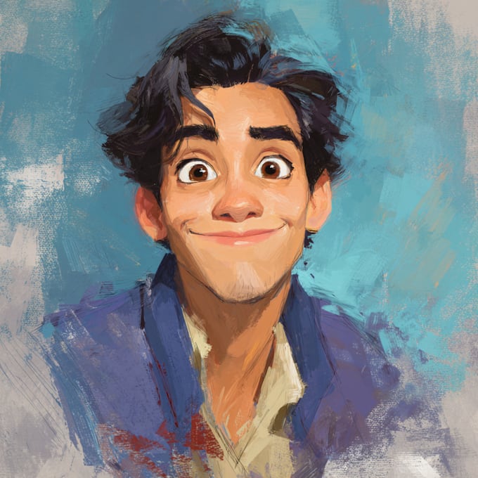create your portrait in charming disney animation style