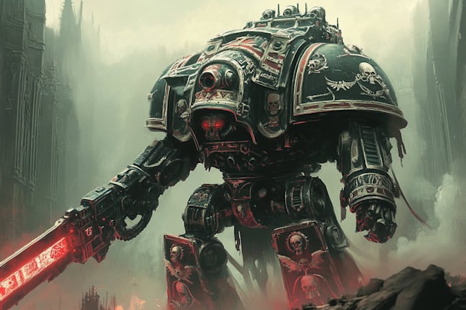 create warhammer 40k art