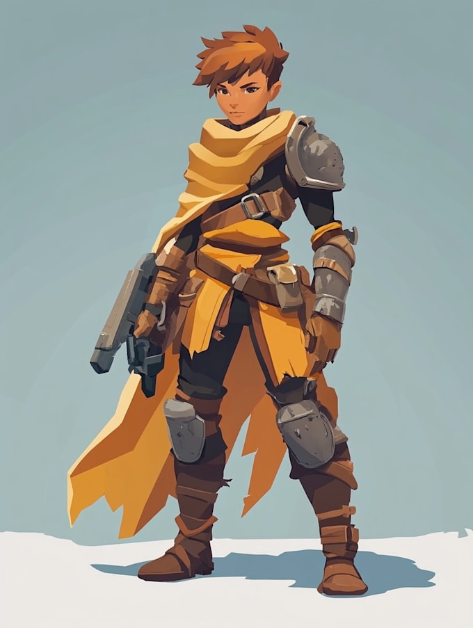 design simple 2d game characters