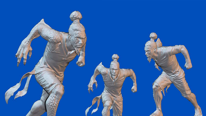 3d sculpt custom 3d characters