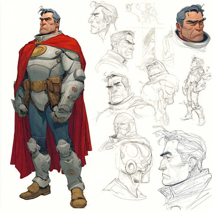 draw comic book cover