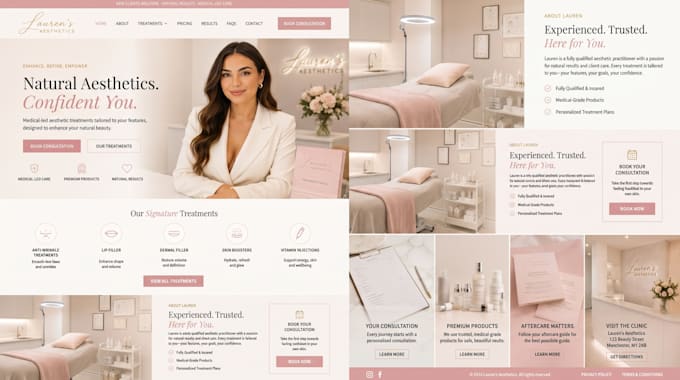 design or redesign luxury websites