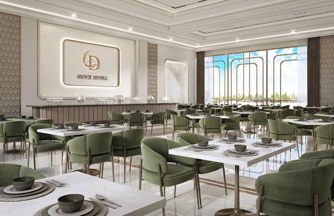 remodel cgi restaurant, 2d floor plan, interior layout,coffee shop, retail store