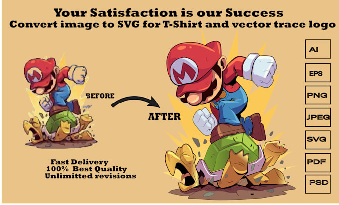 do professional vector tracing, logo redraw, and image to vector conversion