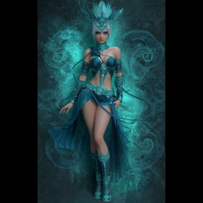 create fantasy character artwork