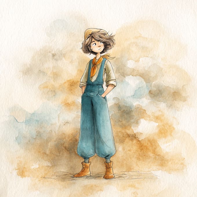 make an hand painted watercolor house portrait