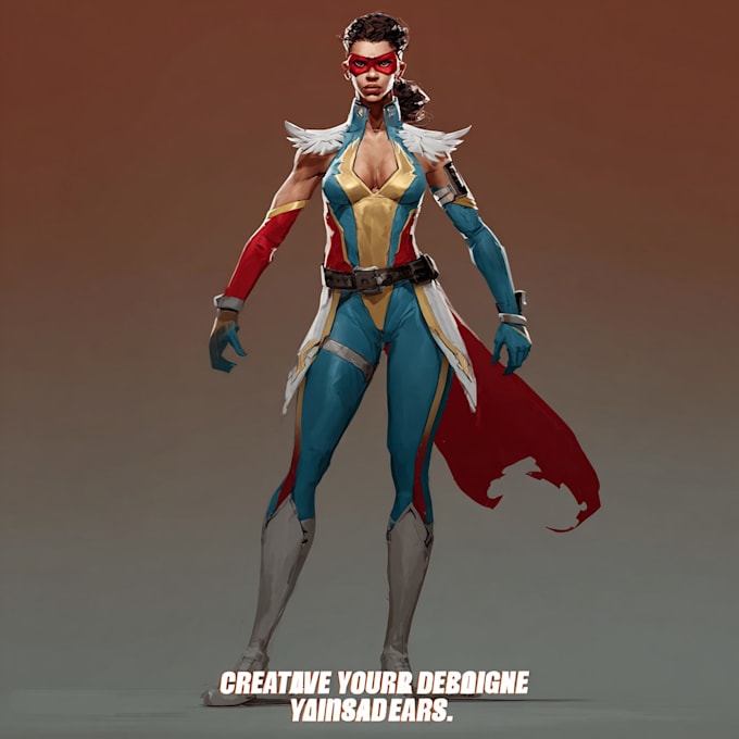 create scifi, fantasy, superhero character design