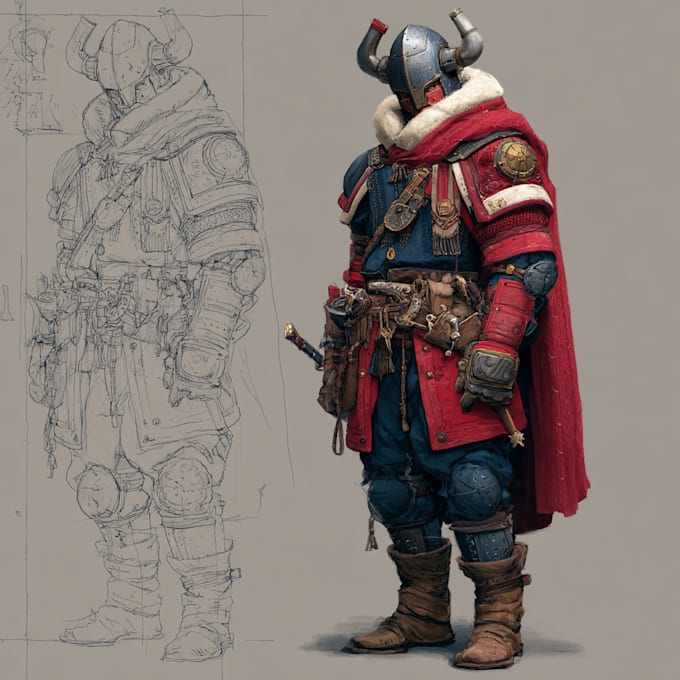 Paint character concept art and illustrations for you by Veonupine | Fiverr
