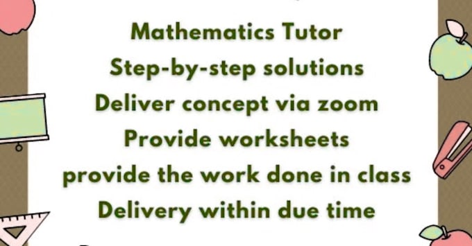 be an online math tutor and mentor for your kids