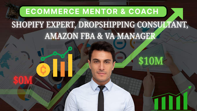 ecommerce mentor coach shopify consultant amazon fba virtual assistant manager