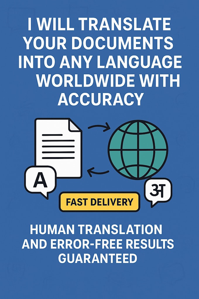 translate your documents into any language accurately