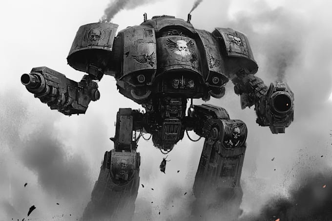 create warhammer 40k art