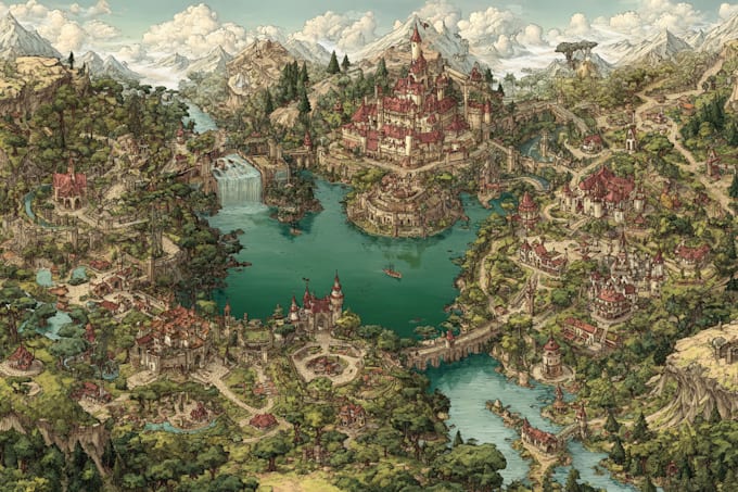 do fantasy maps and city maps