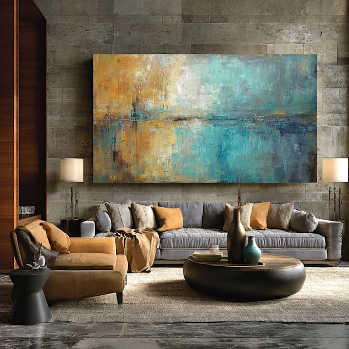 design breathtaking abstract art for your home