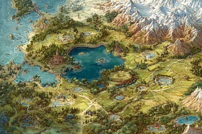 do fantasy maps and city maps