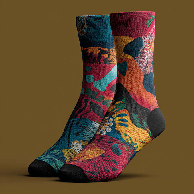 do unique socks design and custom socks design