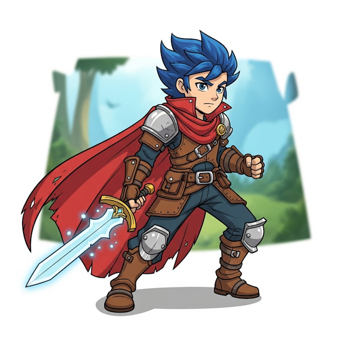 draw 2d game characters and game assets