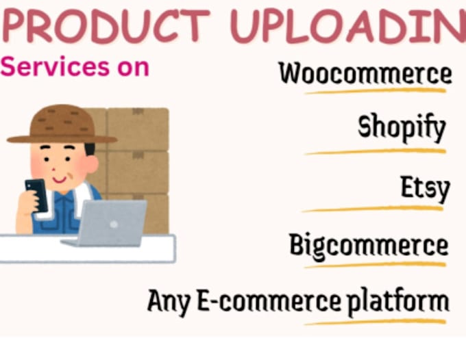 upload products, product data entry, description writing