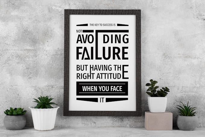 create modern typography posters