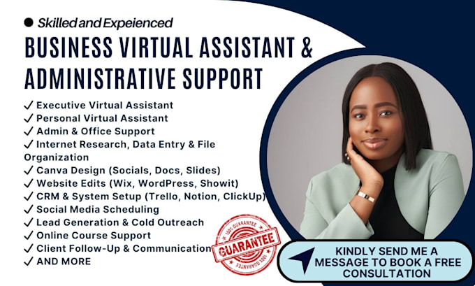 be business virtual assistant and executive personal assistant to CEO and coach