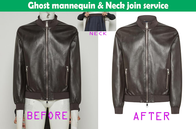 do create ghost mannequin and neck joint services