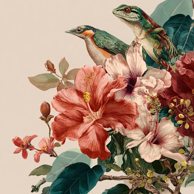 design elegant botanical illustrations for prints