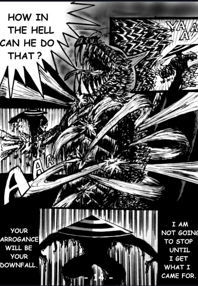 design custom manga pages with dynamic characters and panels