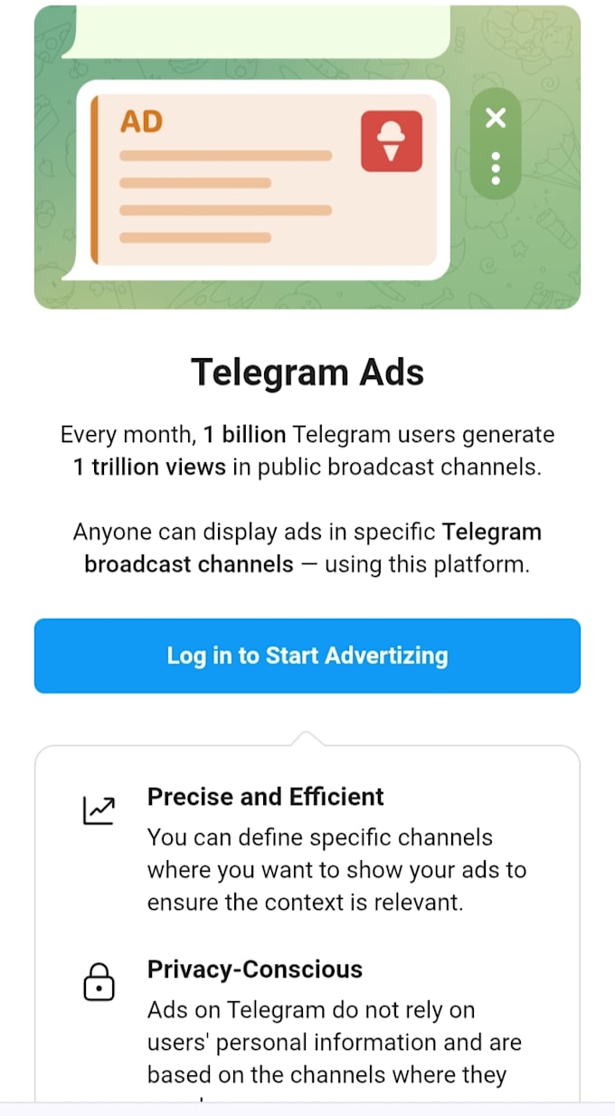 Run professional telegram ads campaign and organic promotion by ...