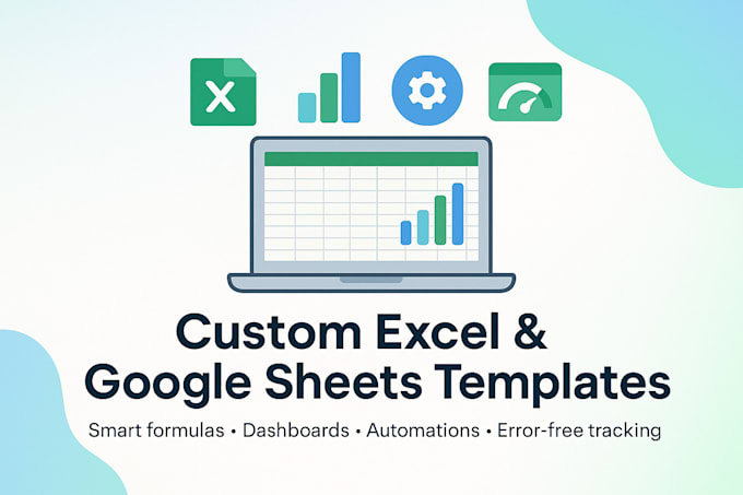 build google sheets, excel spreadsheets templates, fixes data, update exce sheet