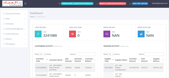 design, customize, and implement erp or hrms systems for your business