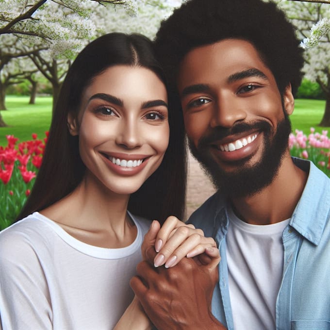 make an couple portrait illustration for couple art