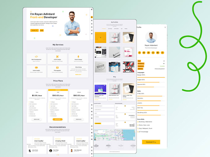 front end web developer, responsive web development