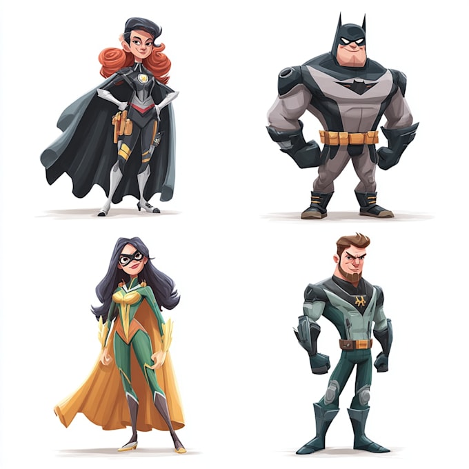 draw you dc or marvel style comic book and superhero