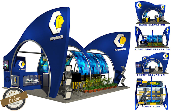 design exhibition  booth stand