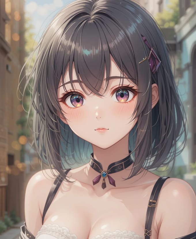 draw portraits, fun art or your character in an anime style