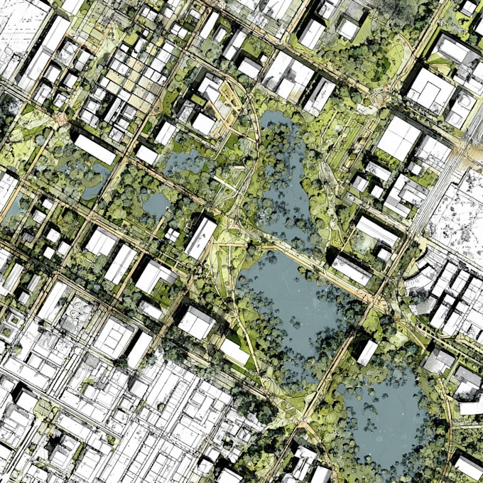 desing urban landscape development project