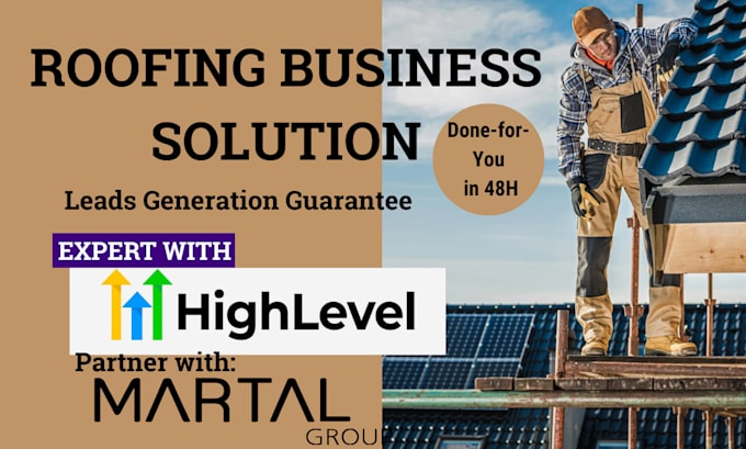 generate roofing leads home owners leads via tiktok google ads ghl landing page