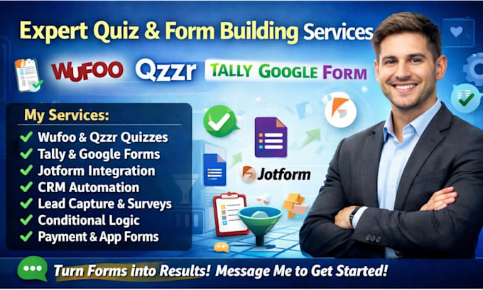 create wuffo qzzr tally quiz google form online form jotform integration va