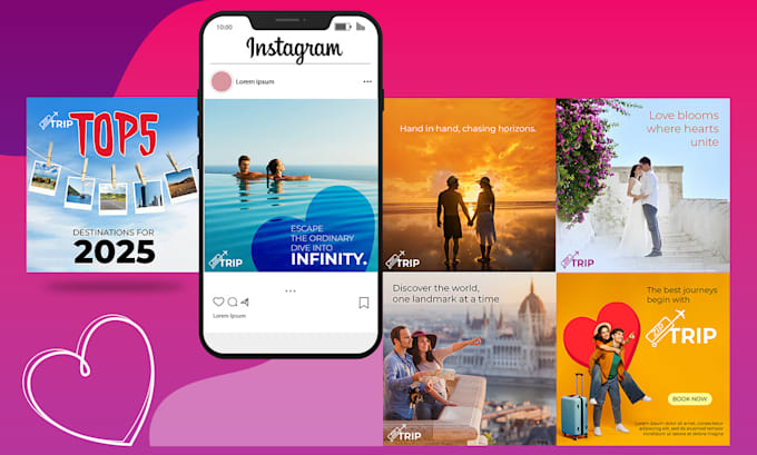 create attractive fb insta post design