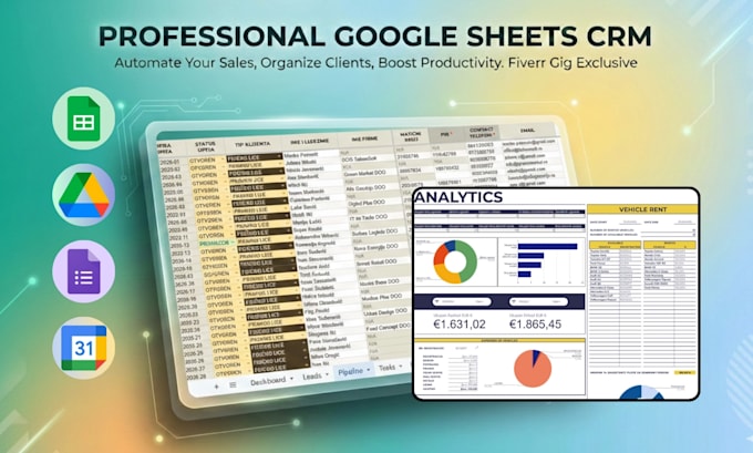 build a custom CRM in google sheets