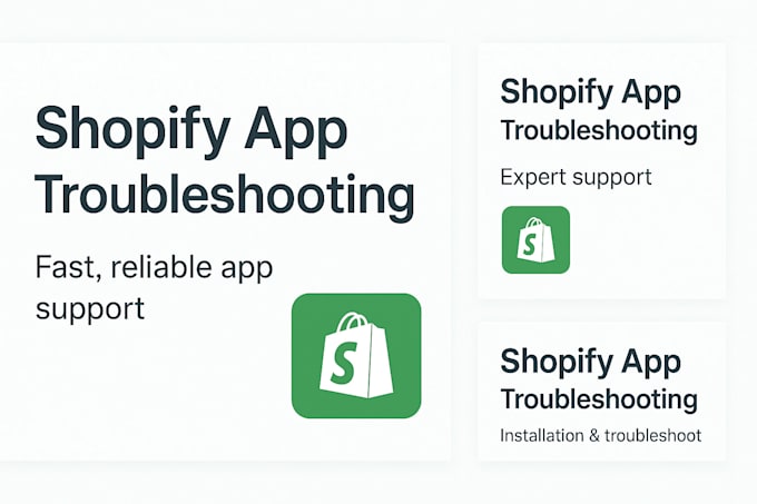 provide shopify app support, installation, and troubleshooting
