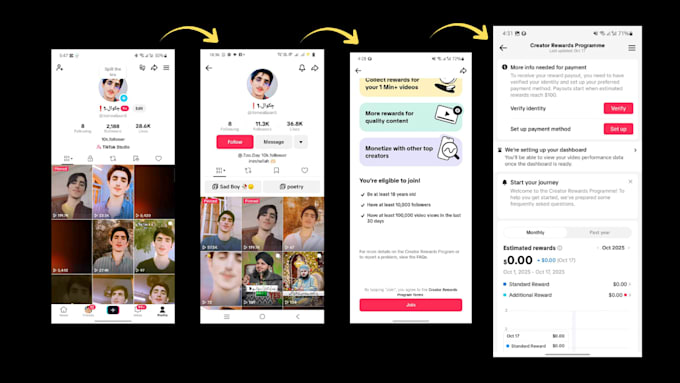 complete tik tok monetization for creator rewards program