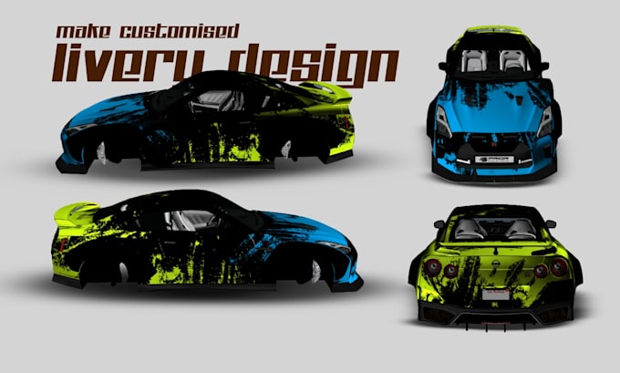 make unique high quality custom liveries for your gta v