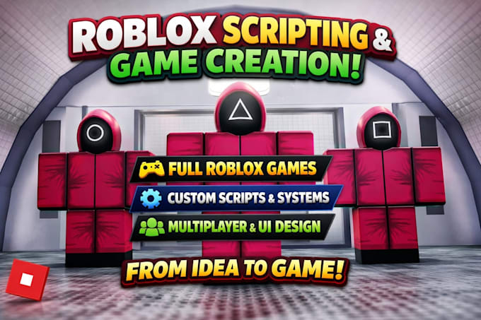 be your roblox scripter, develop full roblox game creation in roblox studio