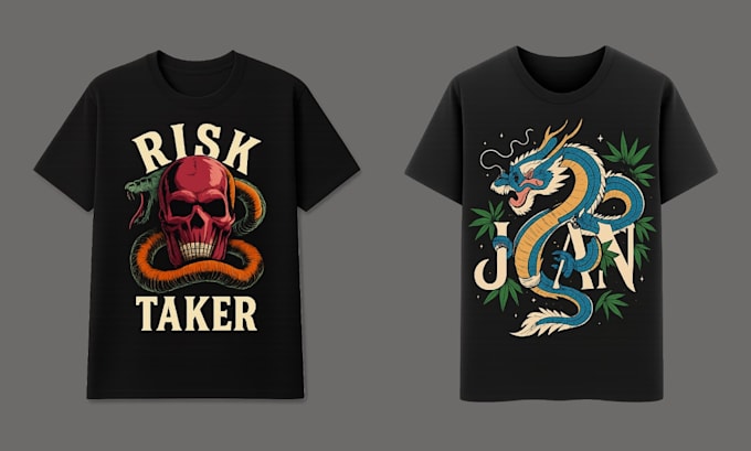 create unique and trendy tshirt designs custom graphics pod ready